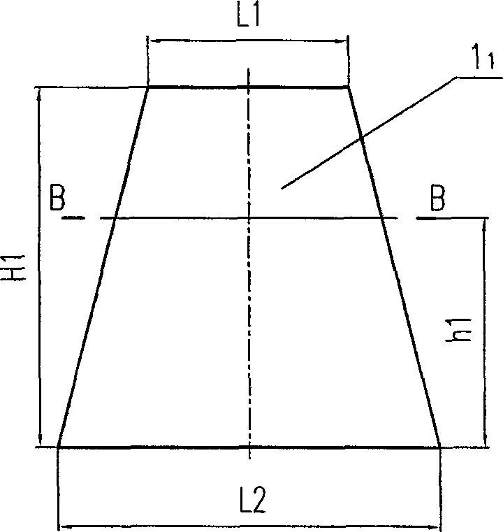 Method for manufacturing single clamping piece of anchorage, and dedicated mould