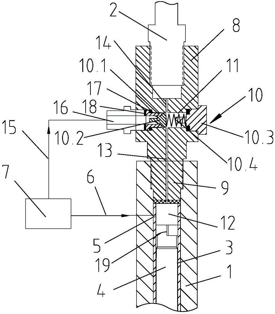 Bypass one-way valve of double-fuel supply system of DME/diesel engine