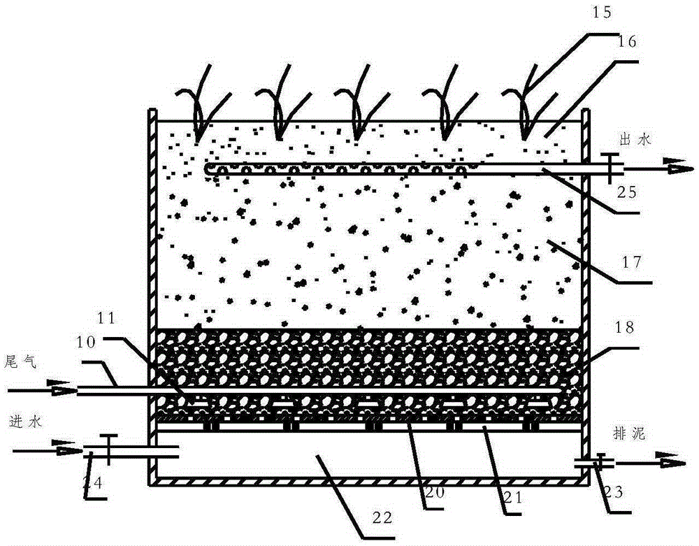 Soil fast-filter bed system for purifying bioreactor tail gas