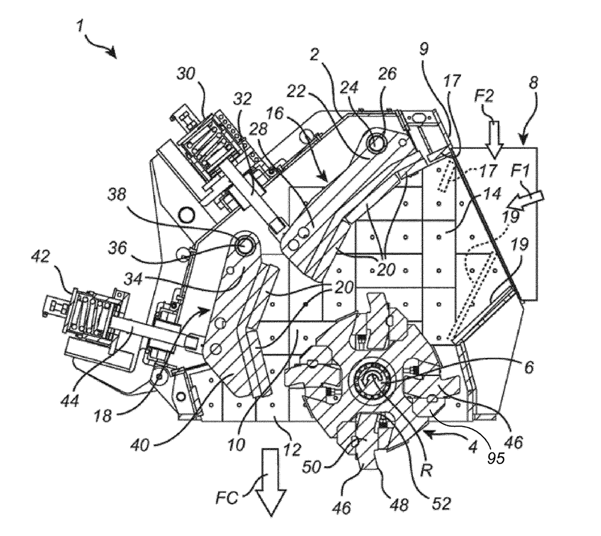 Hammer for a horizontal shaft impact crusher