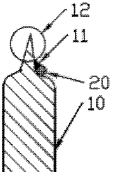 Point rail with self-detection function used for high-speed railway turnout