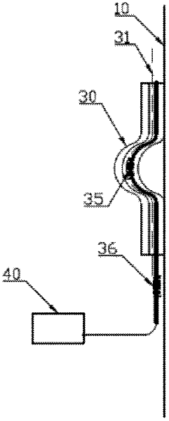 Point rail with self-detection function used for high-speed railway turnout