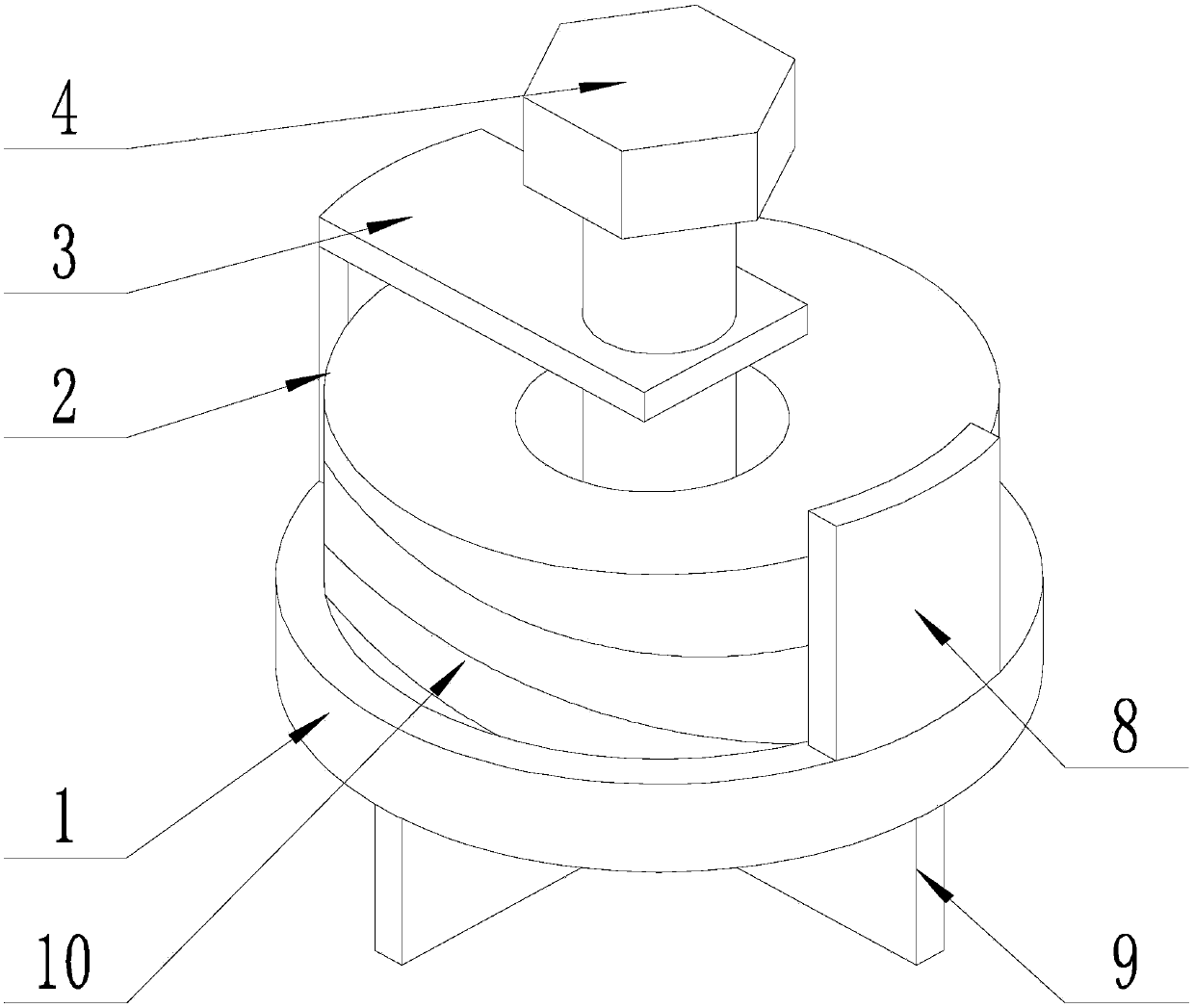 Device for preventing wire coil from being loosened