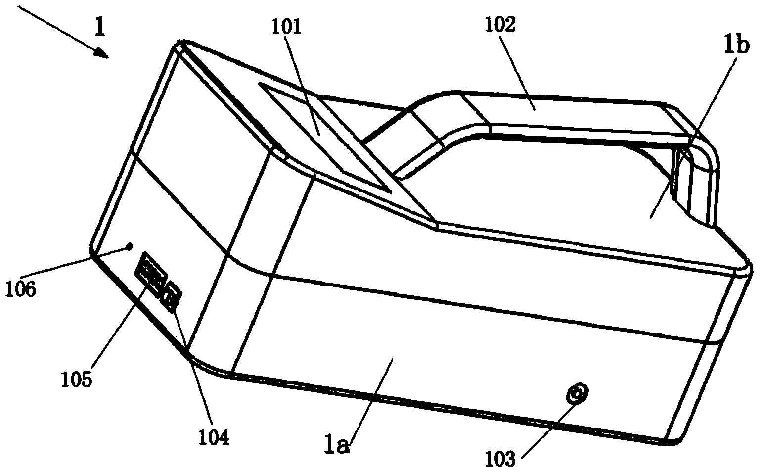 Portable nano-particle counter based on dynamic light scattering method