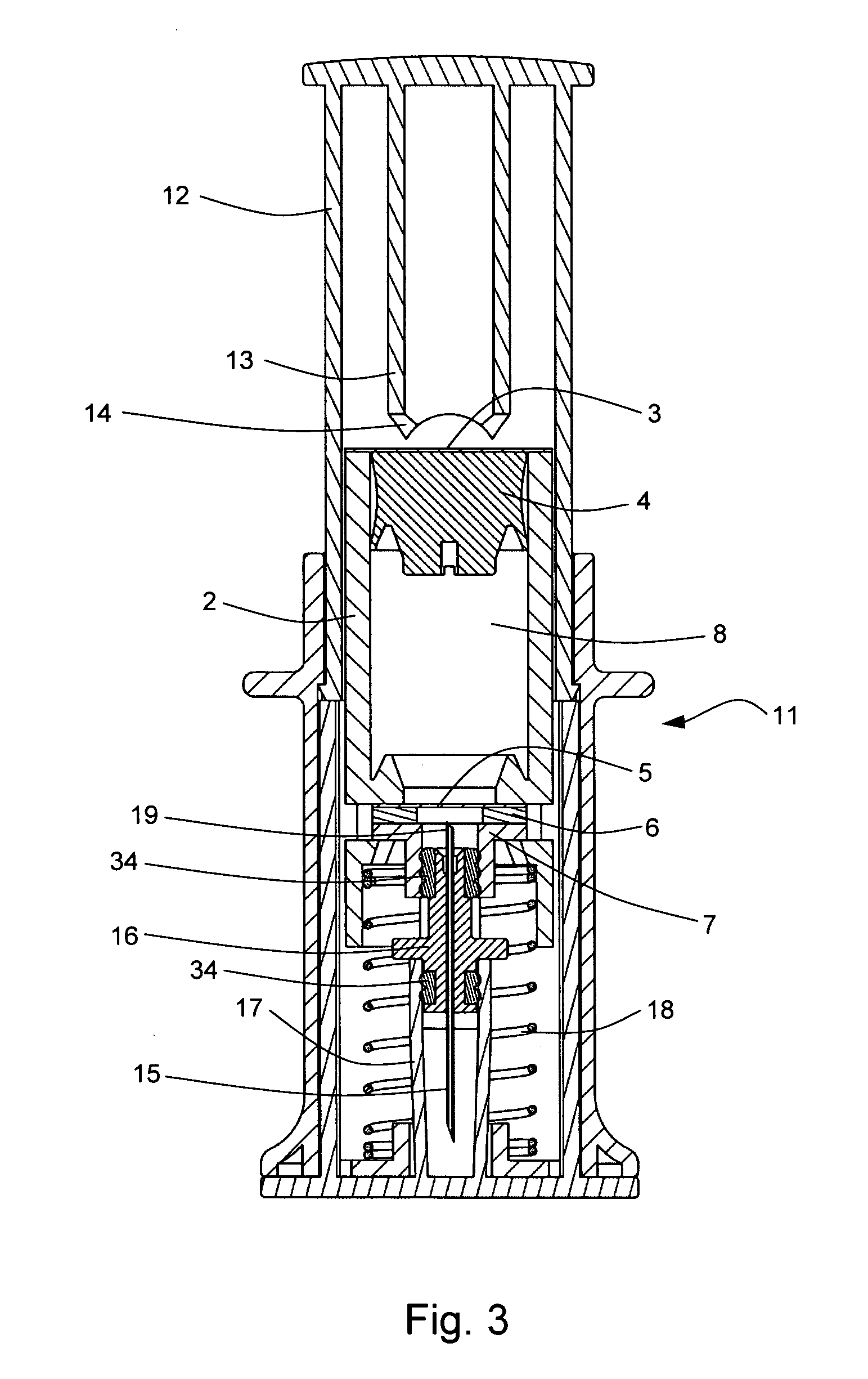 Drug container and delivery mechanism