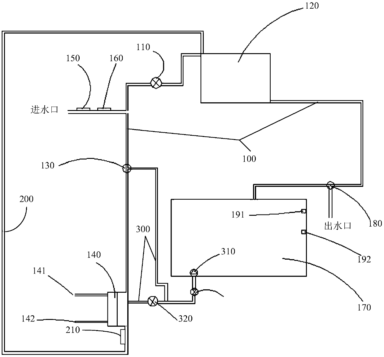 Vehicle air conditioning system and condensate water recycling system thereof