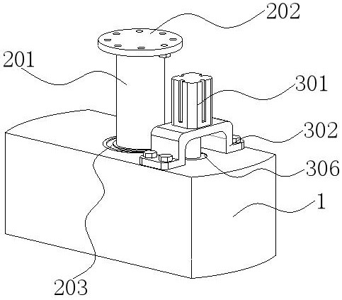 An automobile body metal plate processing and grinding device