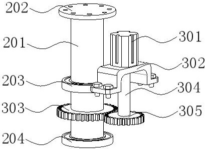 An automobile body metal plate processing and grinding device