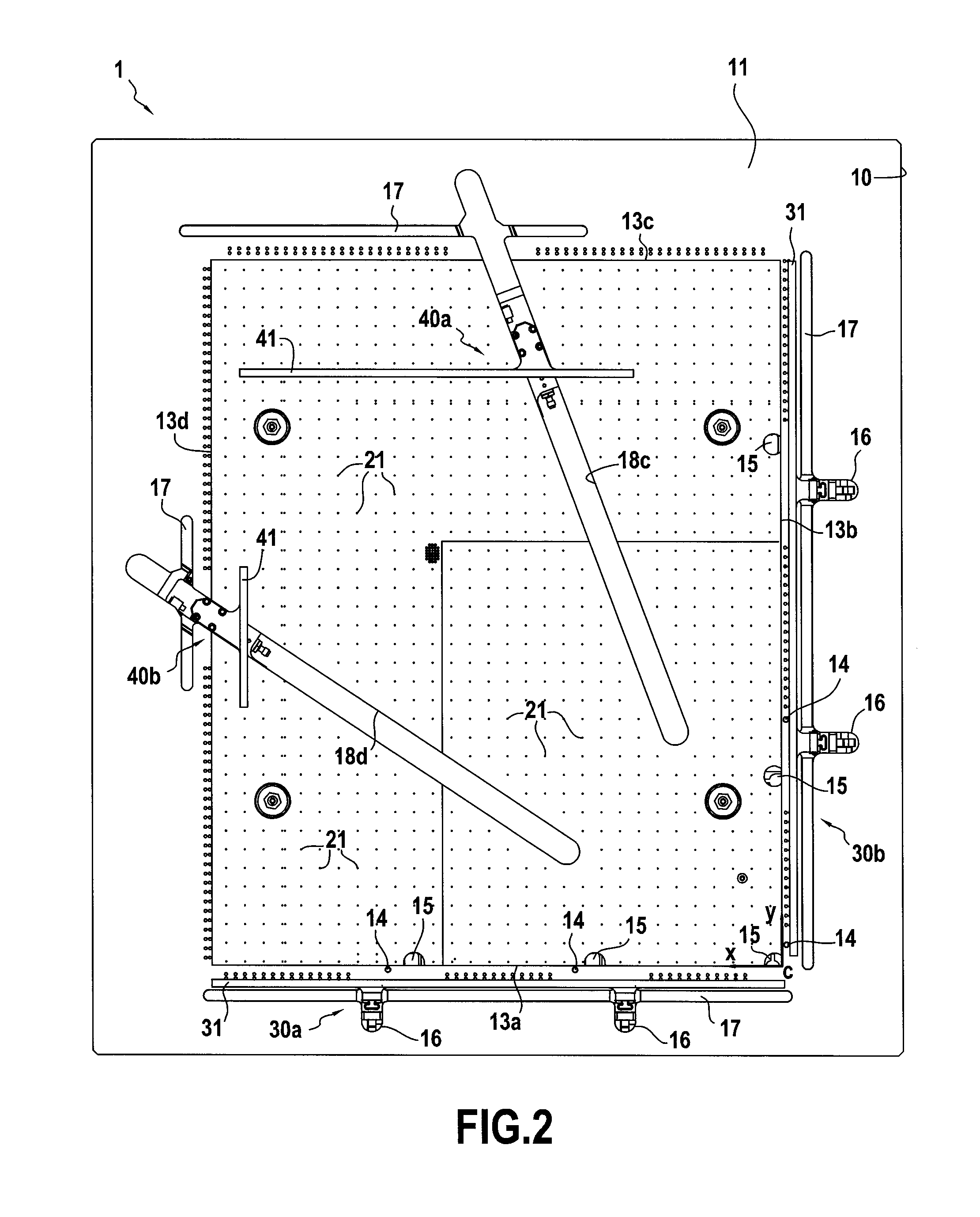 Tray for an exposure machine