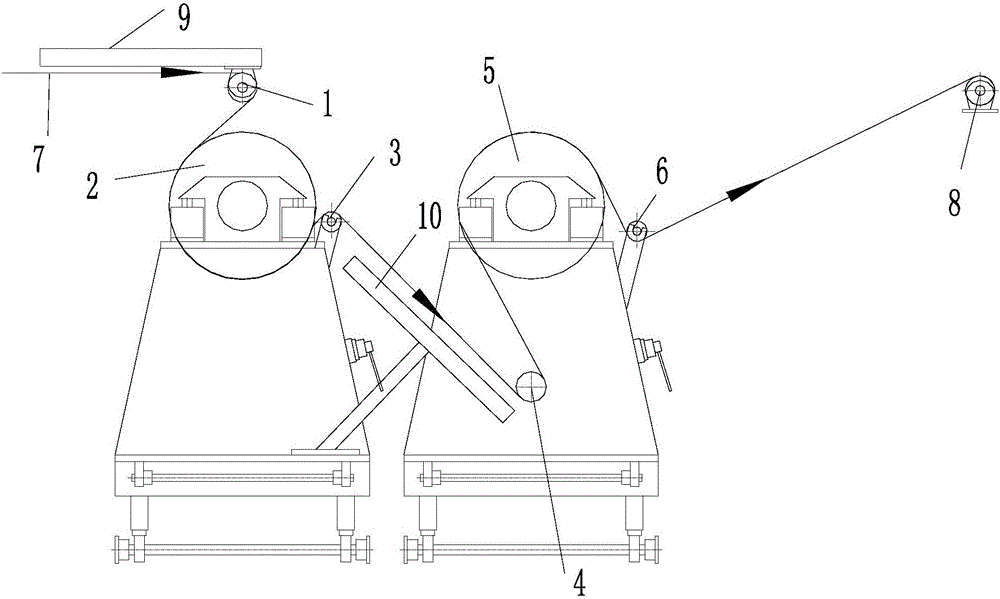 Method for making grain on double sides by suction for artificial leather production and double-side grain suction-making equipment