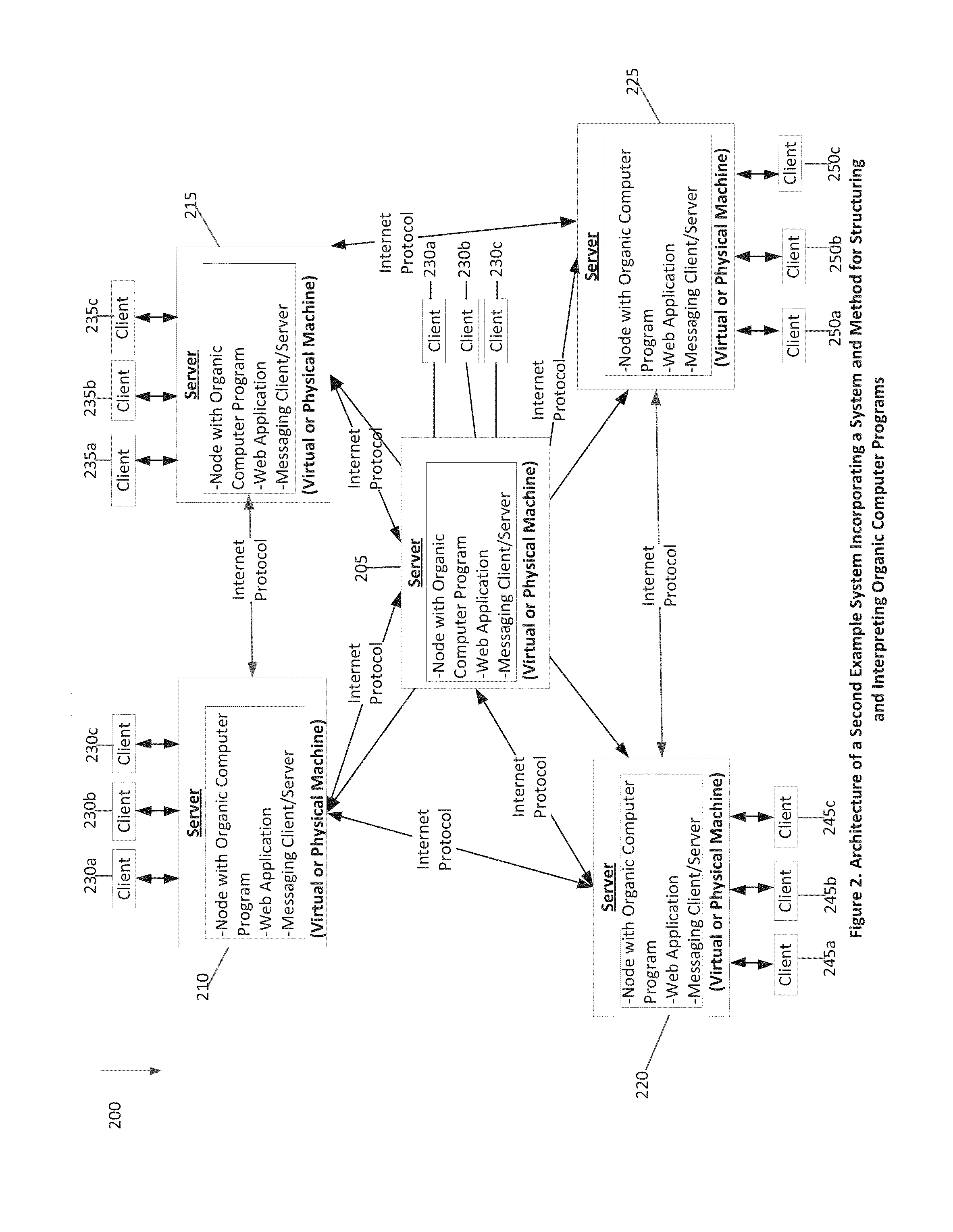 System and method for the structuring and interpretation of organic computer programs