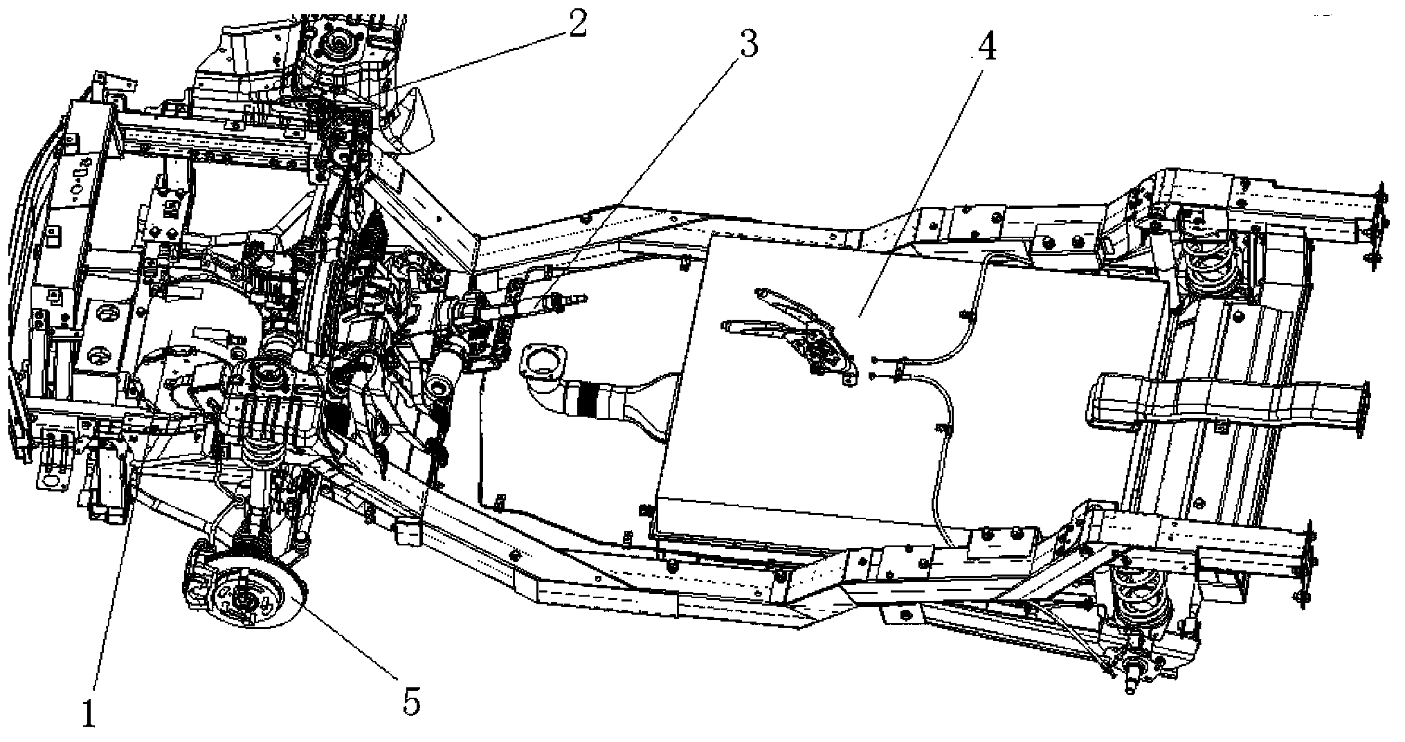 Electric automobile chassis