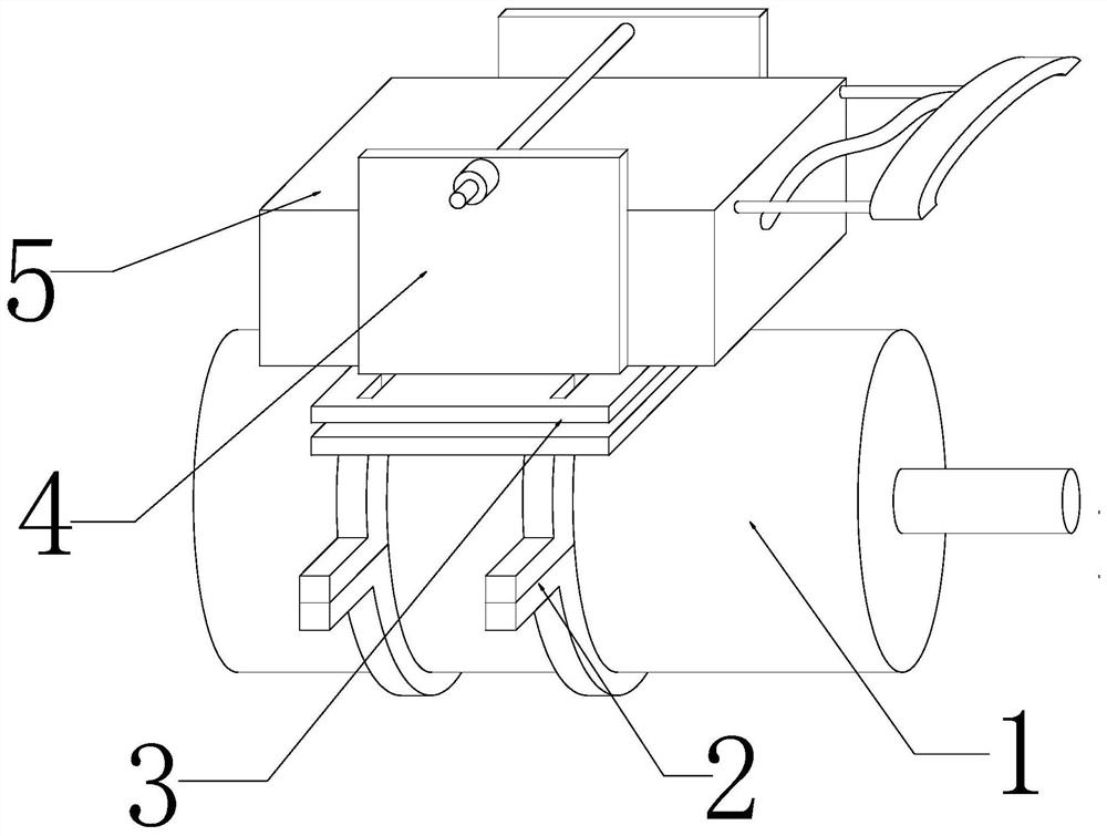 A fully mechanized excavator foam dust suppression device installation mechanism