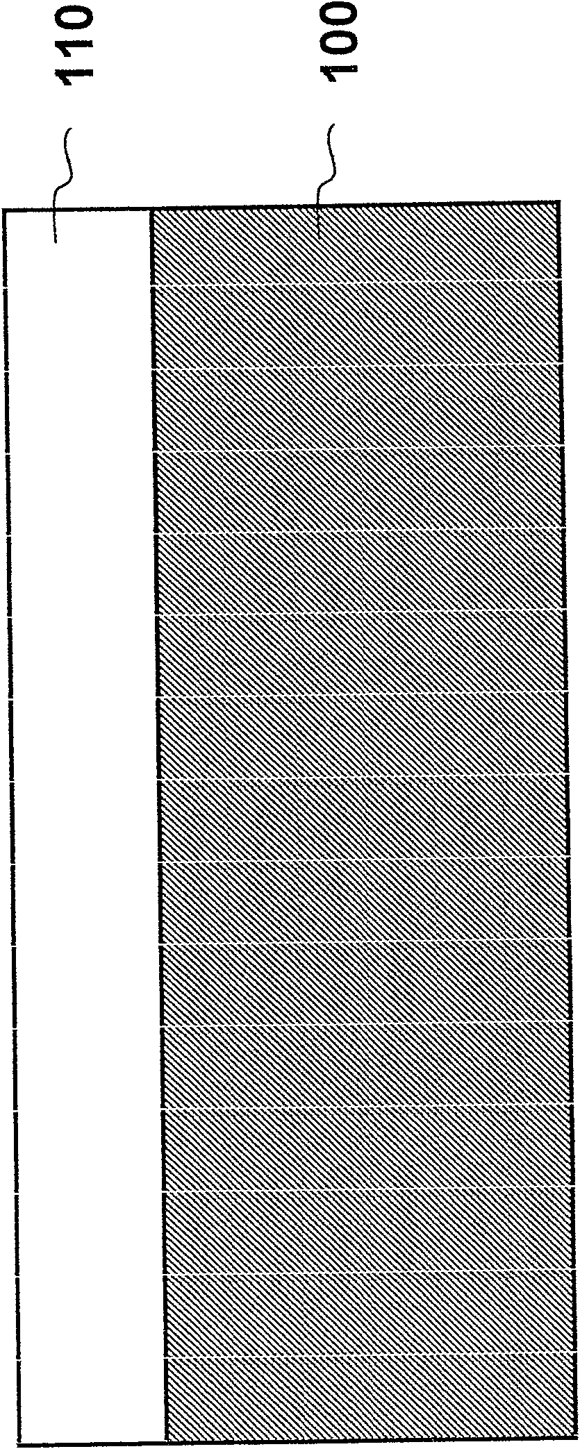 Film LED chip device based on compound low-resistance buffer structure and its making method