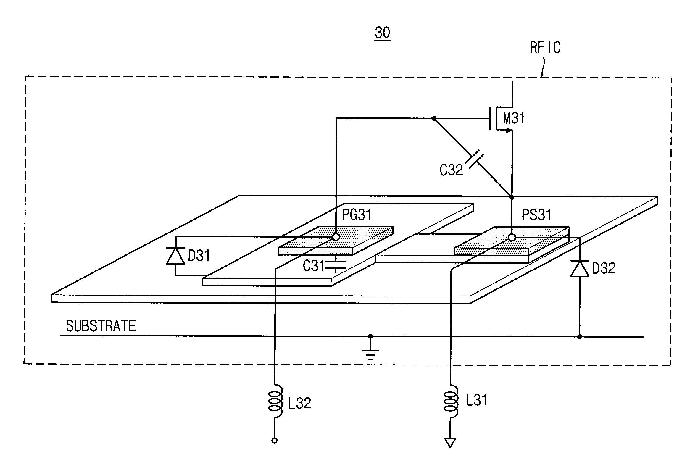 Input impedance matching circuit for low noise amplifier