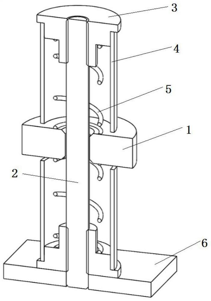 Nonlinear coupling resonance unit and nonlinear acoustic meta-material cellular structure