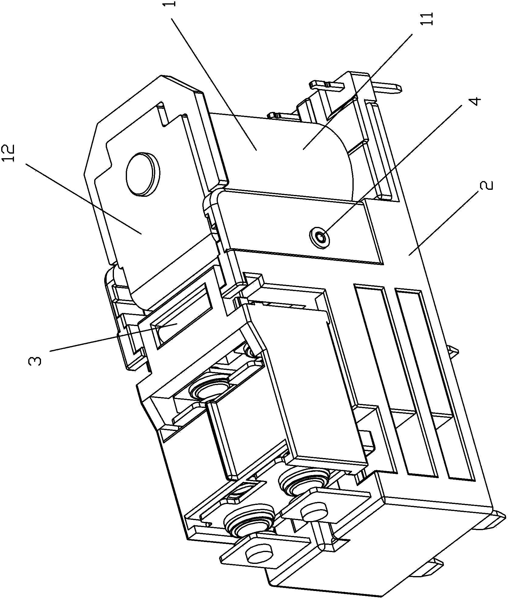 Electromagnetic relay with armature part convenient to insert