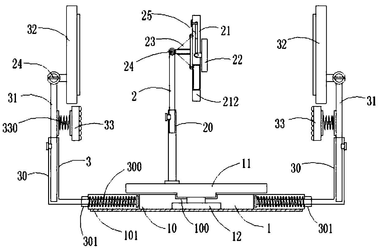 Dredging and relaxing type exercise device for psychiatry department