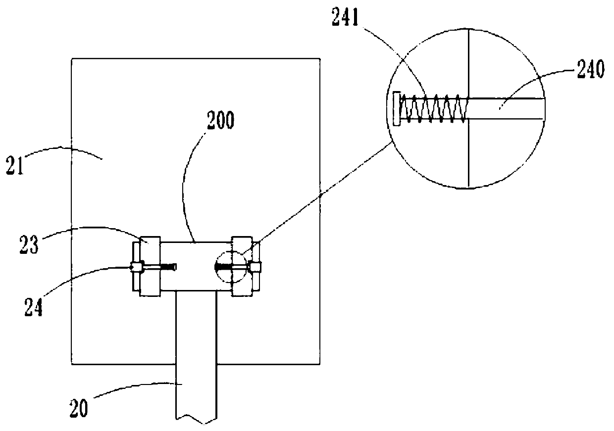 Dredging and relaxing type exercise device for psychiatry department