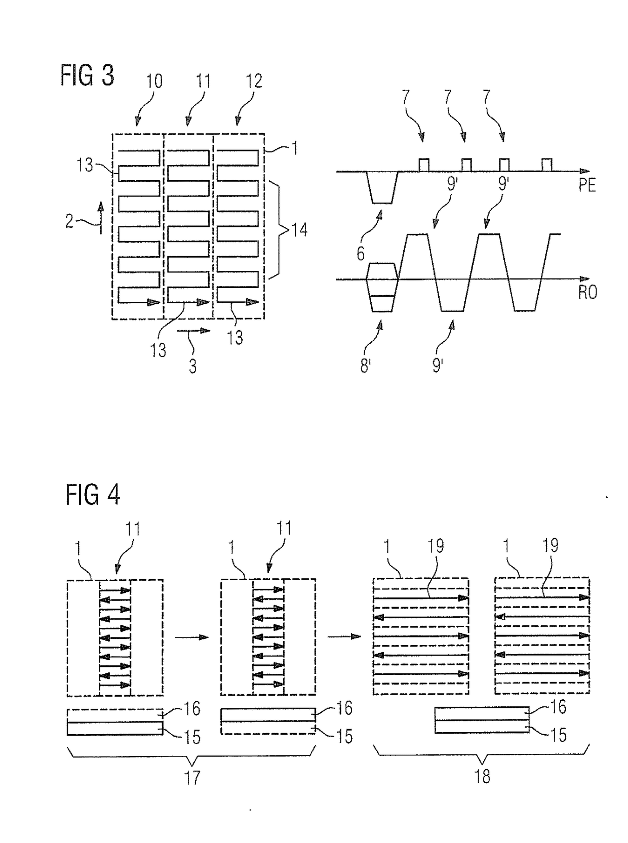 Method and apparatus for recording calibration data for a grappa magnetic resonance imaging algorithm