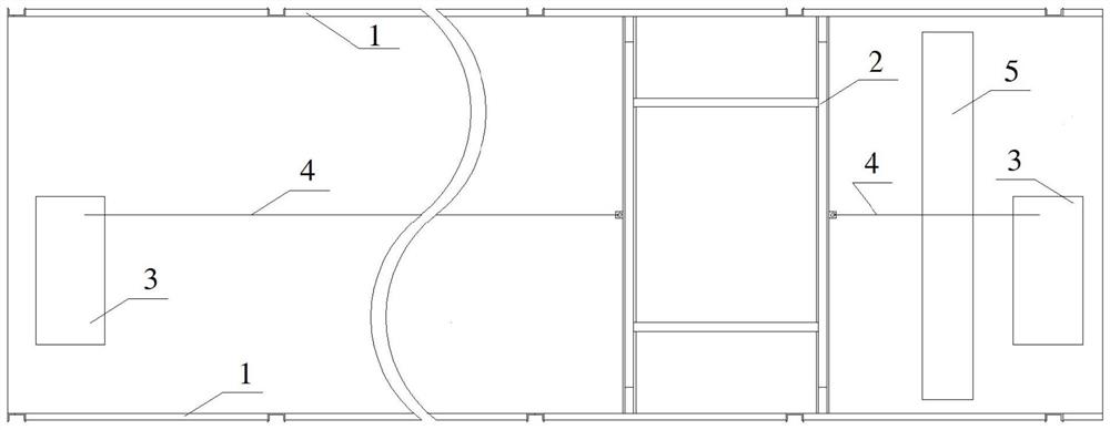 Device for cleaning accumulated coal under flat belt