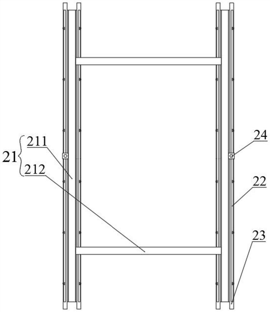 Device for cleaning accumulated coal under flat belt