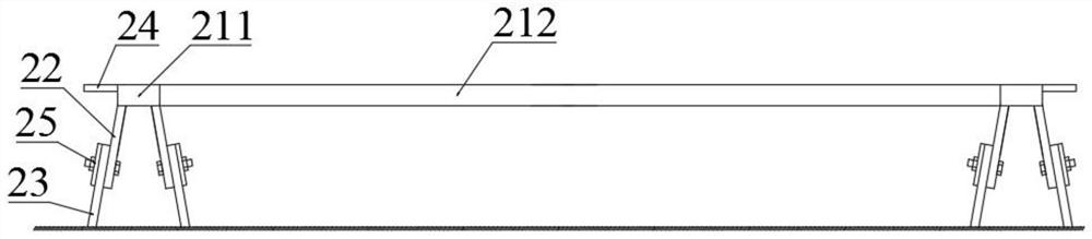 Device for cleaning accumulated coal under flat belt