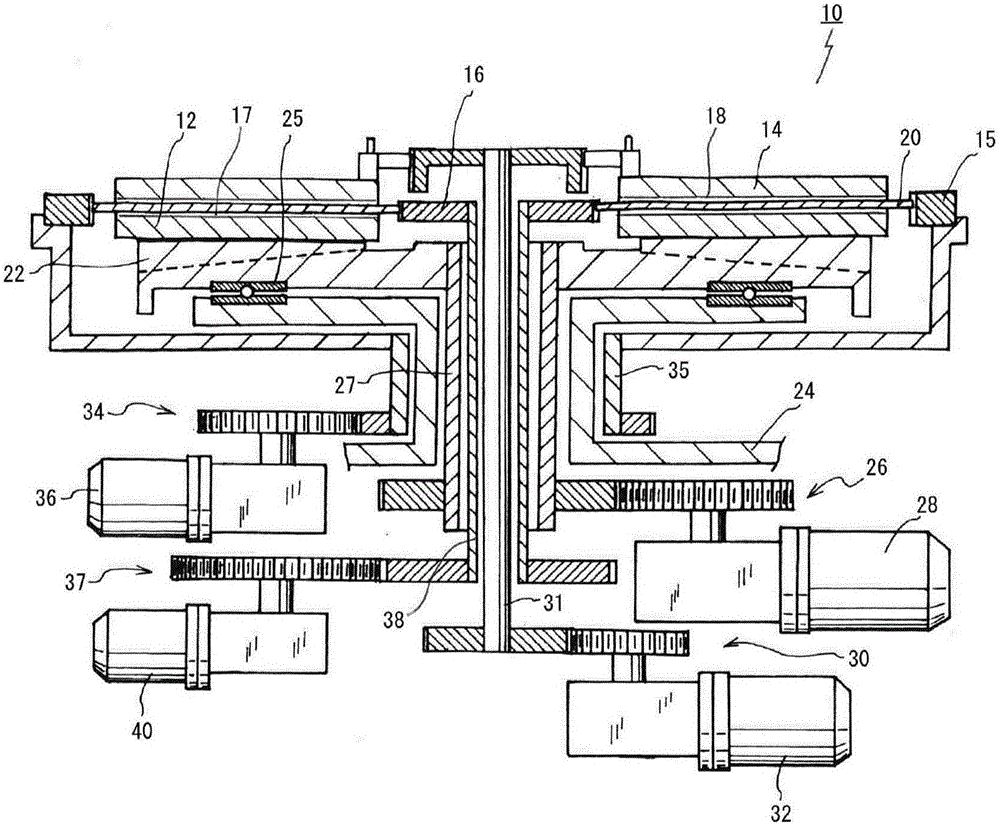 Dressing apparatus and dressing method of polishing pad of double-side polishing apparatus