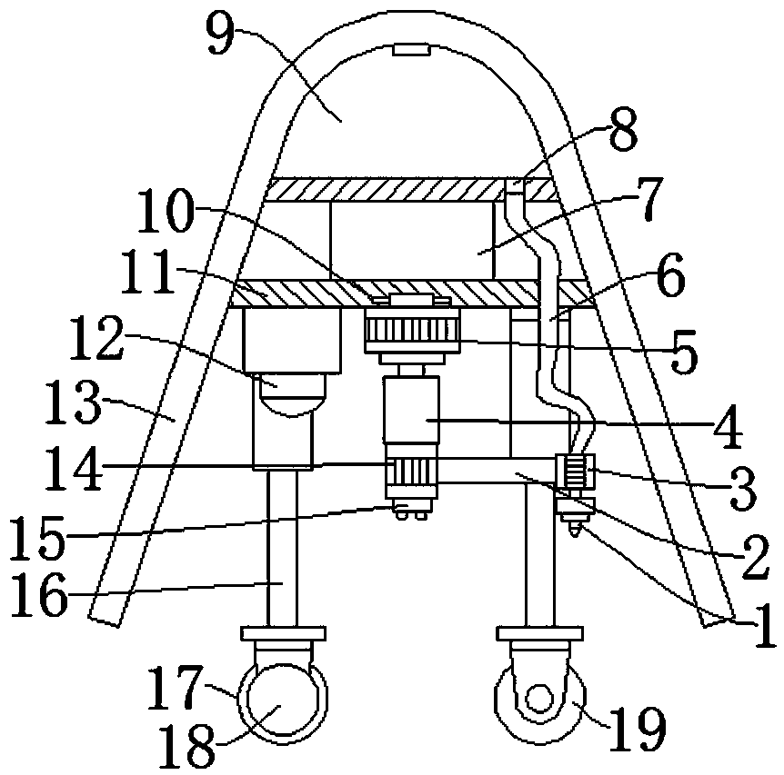 Solar energy irrigation robot