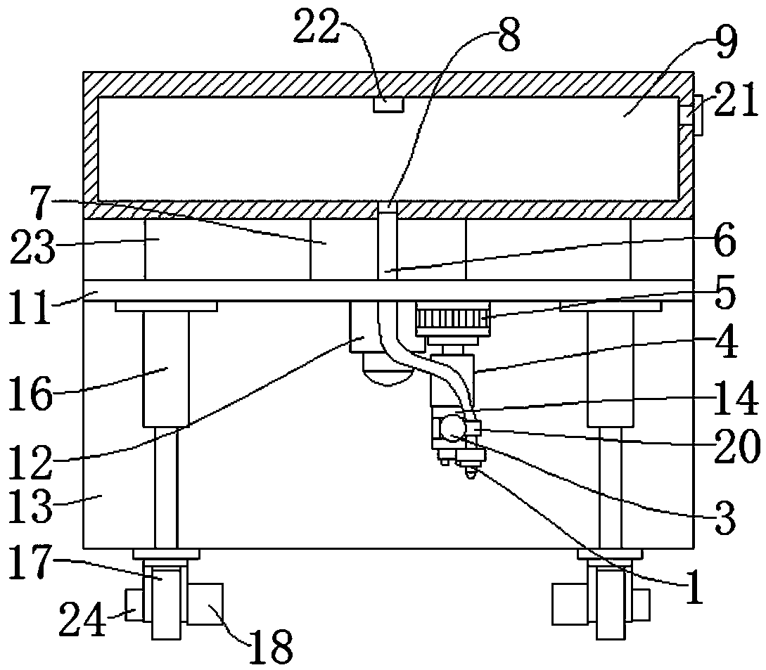 Solar energy irrigation robot