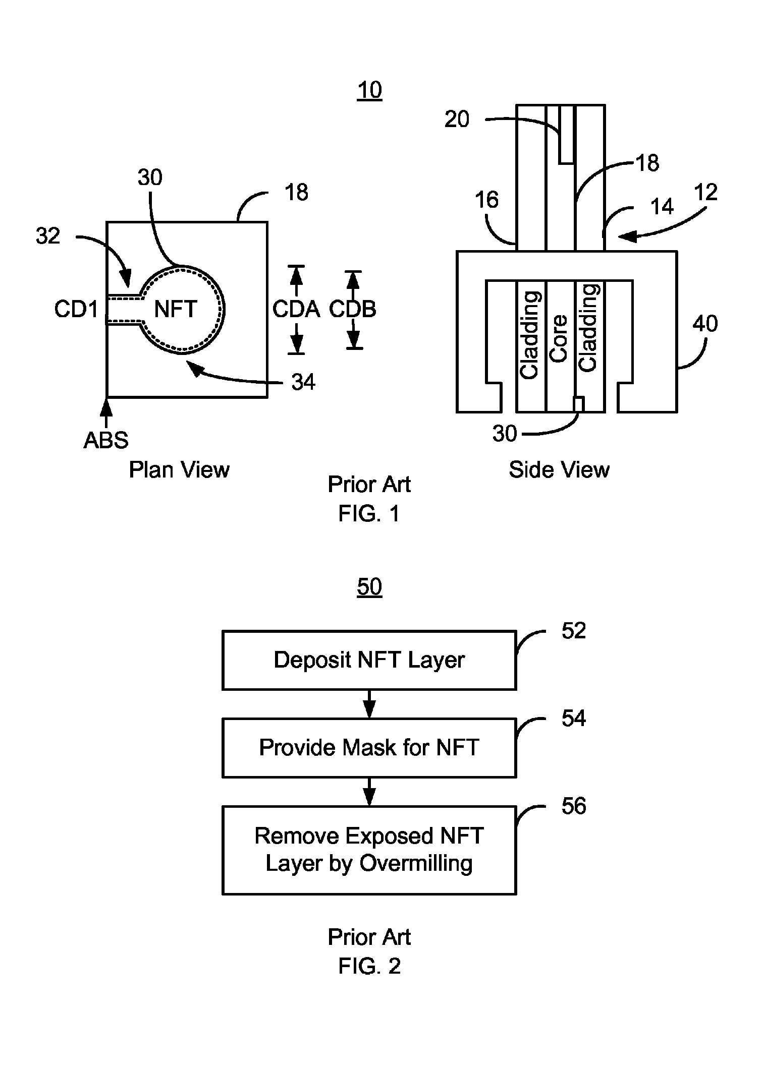 Method and system for providing an NFT using a sacrificial NFT structure