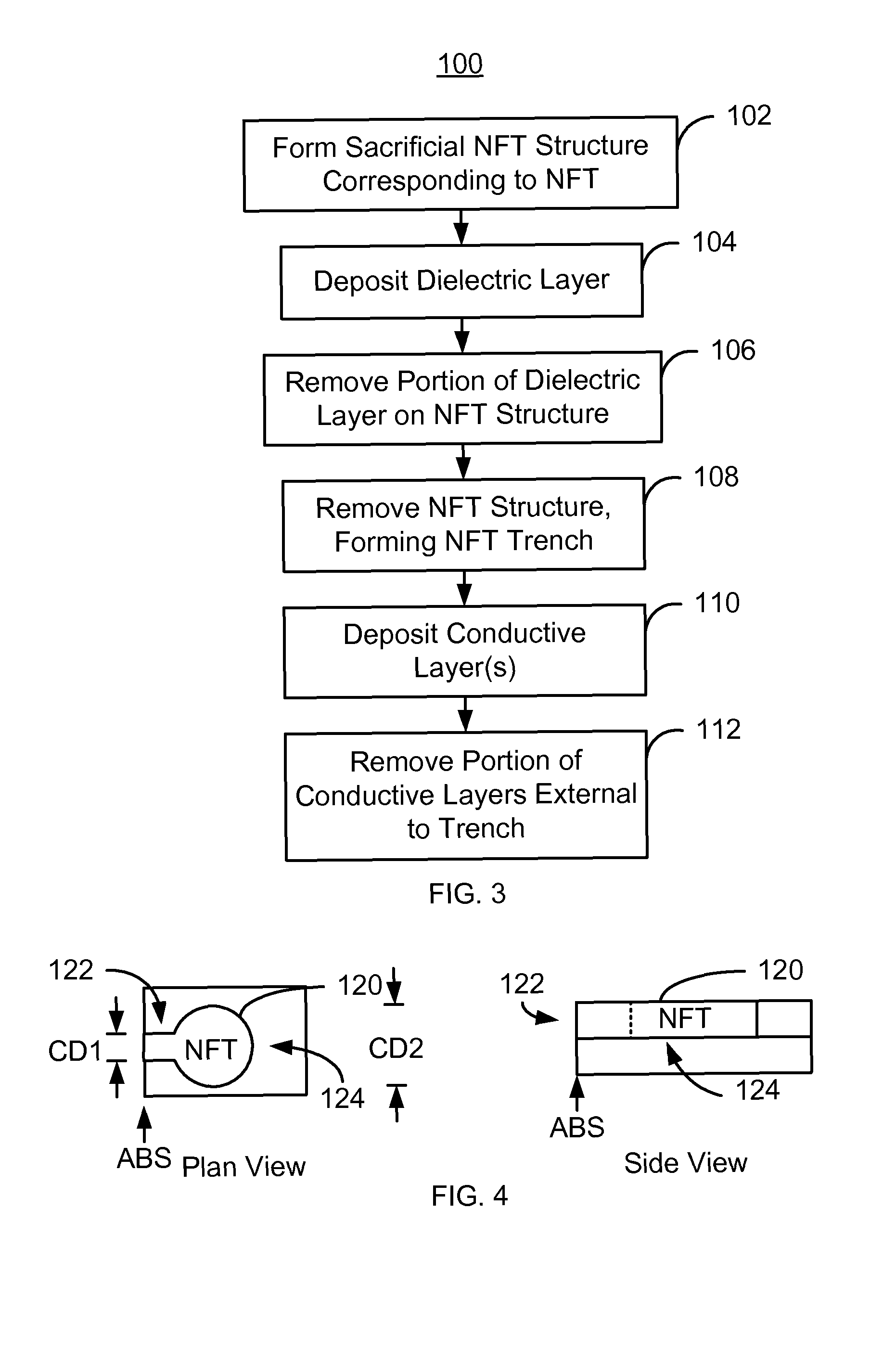 Method and system for providing an NFT using a sacrificial NFT structure