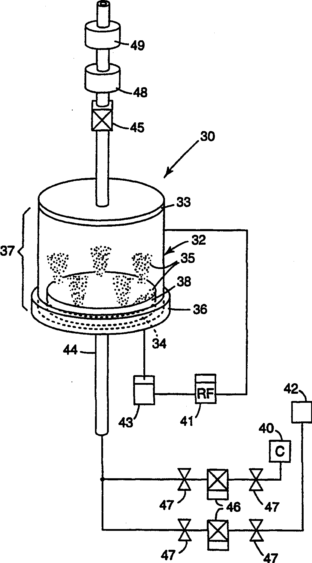 Method and apparatus for coating diamond-like carbon onto particles