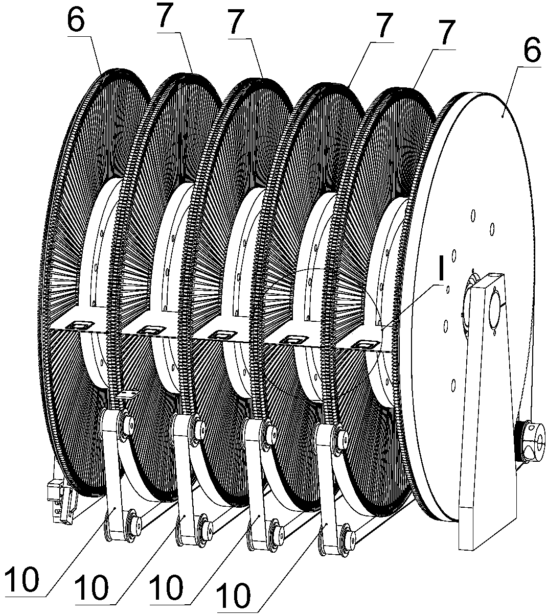 Memory card rotary disk and processing method thereof