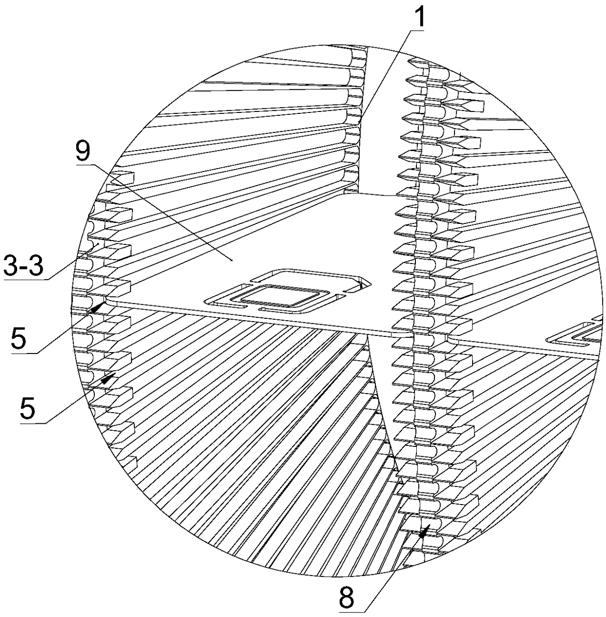 Memory card rotary disk and processing method thereof