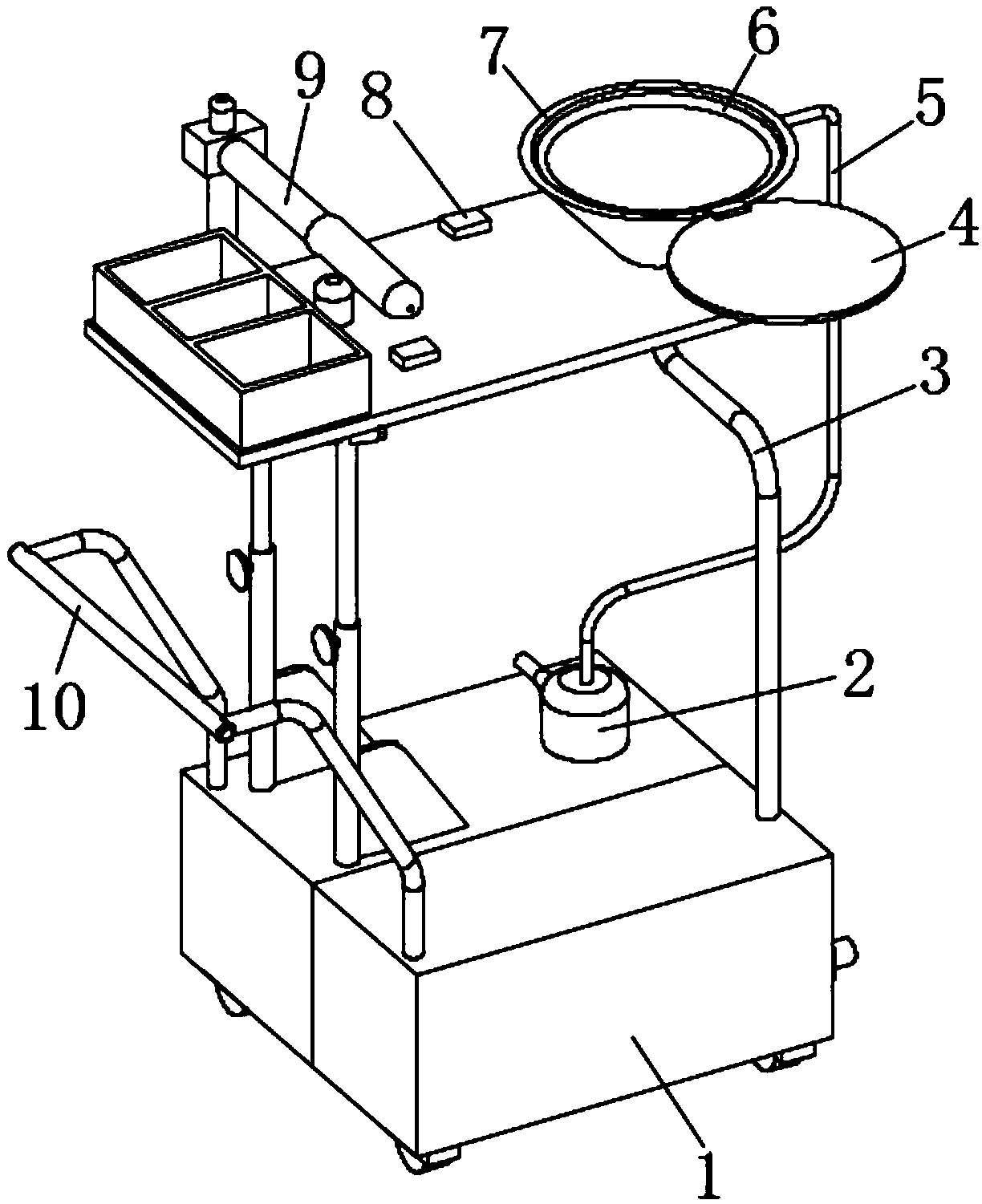 Tumor nursing assistant treatment device