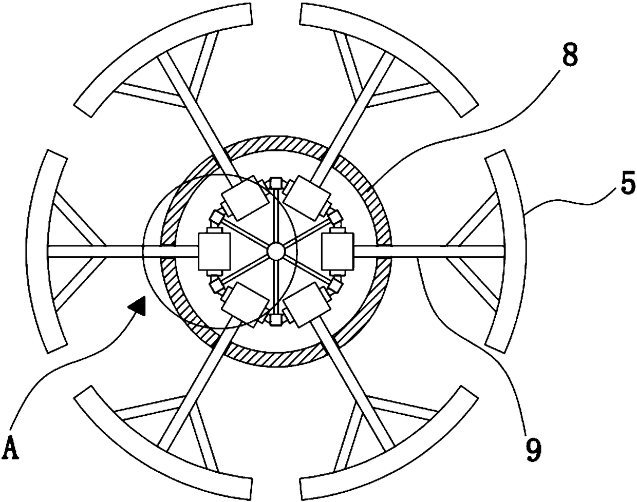 Self-generating sea floating navigation mark