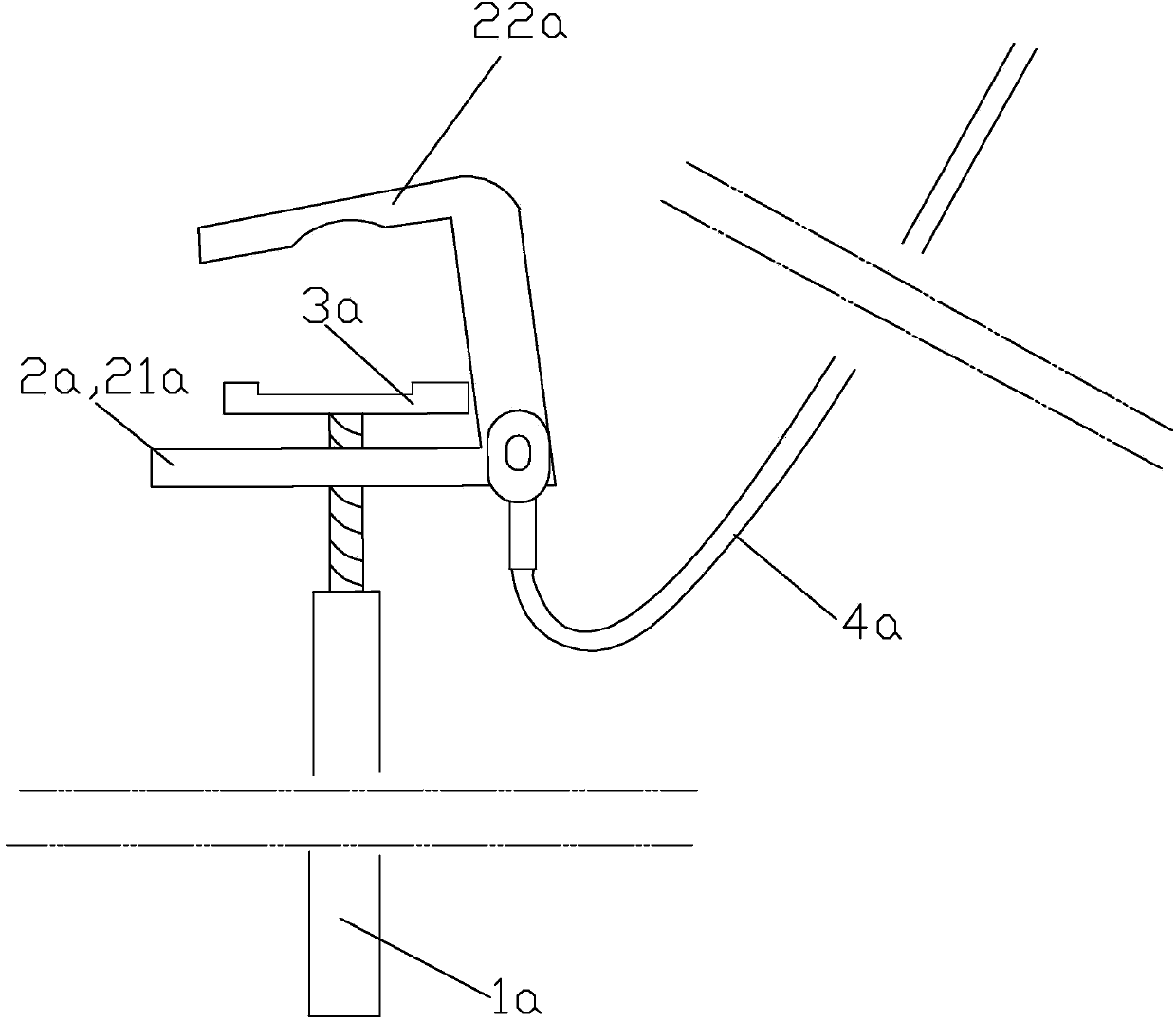 Ground rod for power supply line