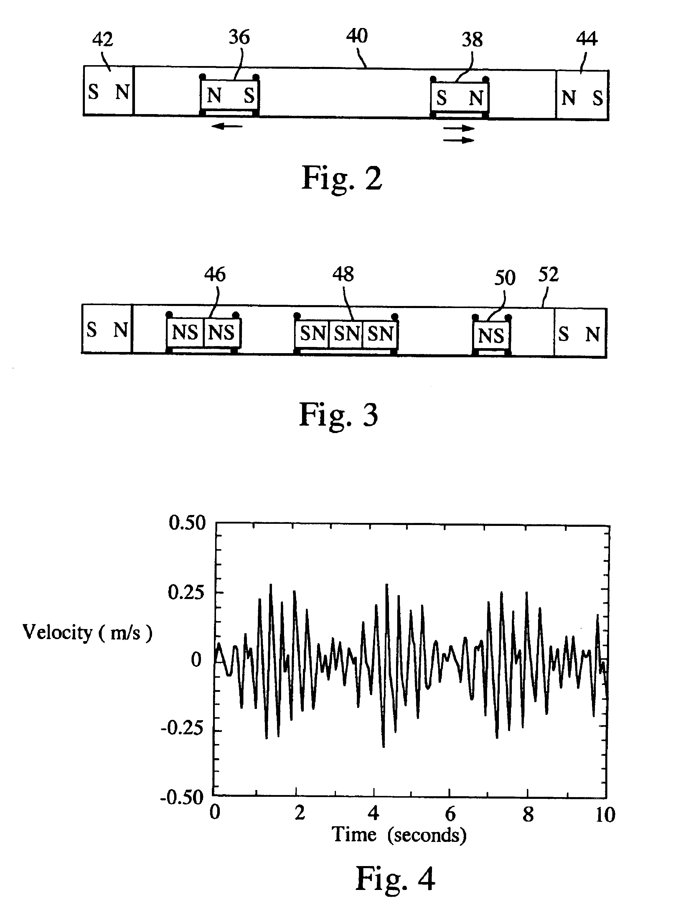 Multiple magnet system with different magnet properties