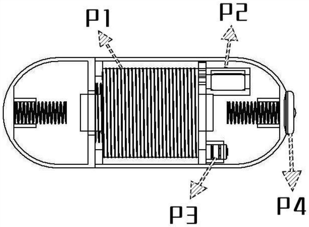 Self-propelled wireless detection capsule endoscope system