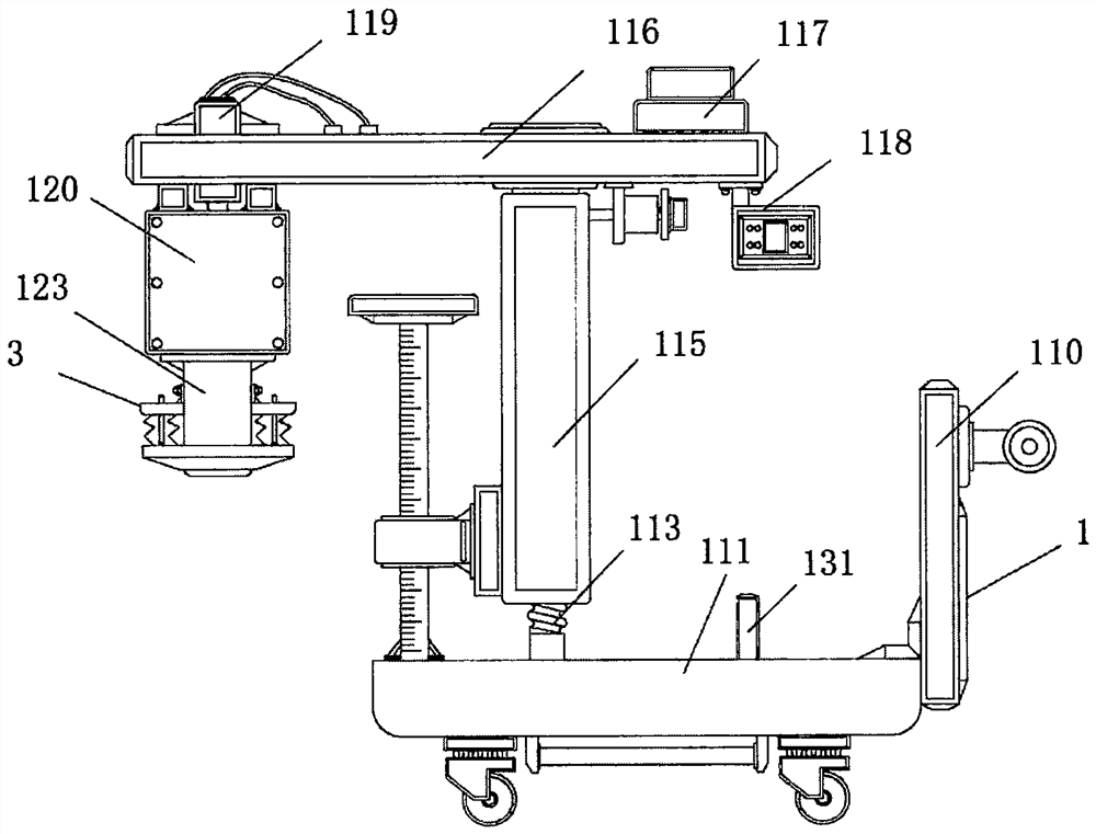 Food nutrition safety detection sampling device based on negative pressure suction technology