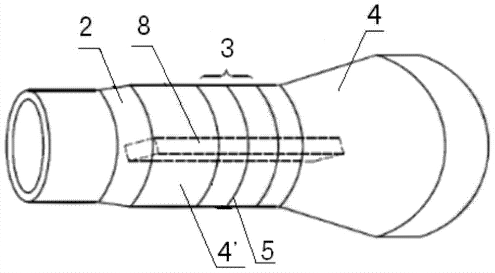 A kind of heat treatment method of drill pipe forming weld