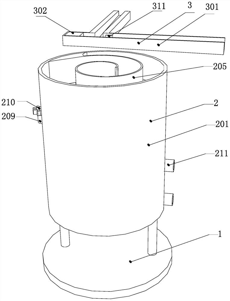 Egg white and yolk rotary type separation and collection equipment for cake teaching