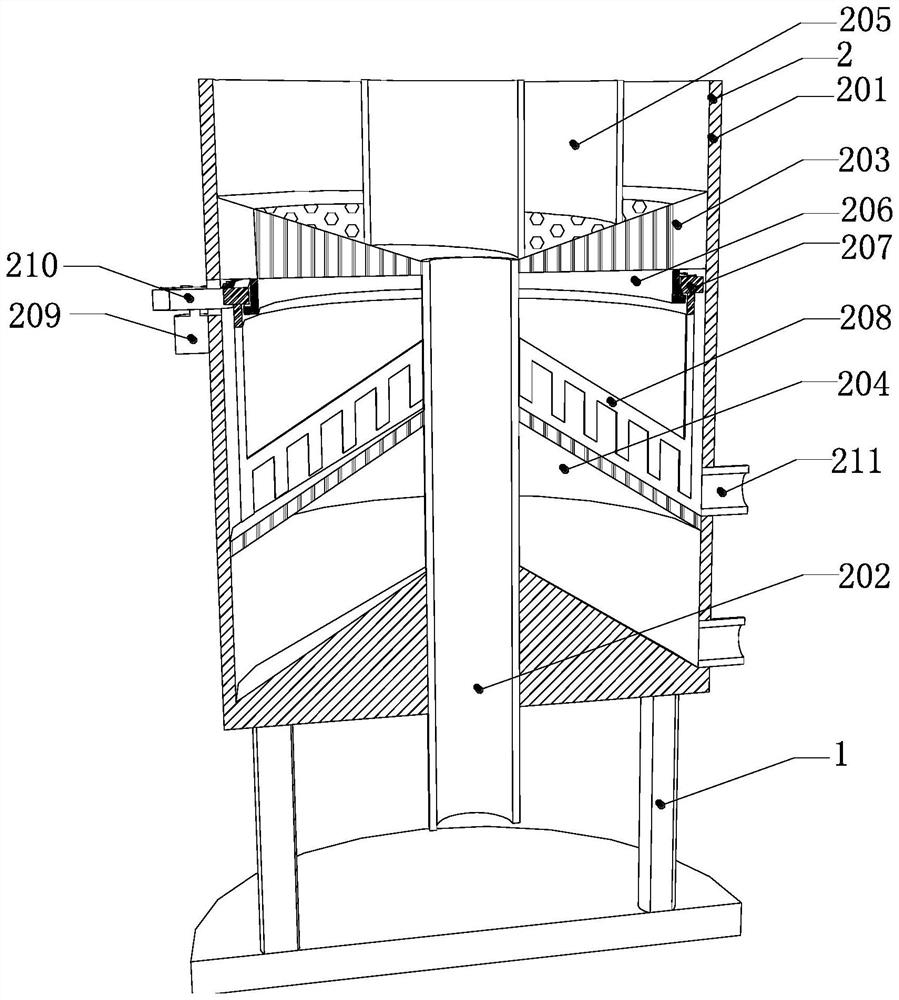 Egg white and yolk rotary type separation and collection equipment for cake teaching