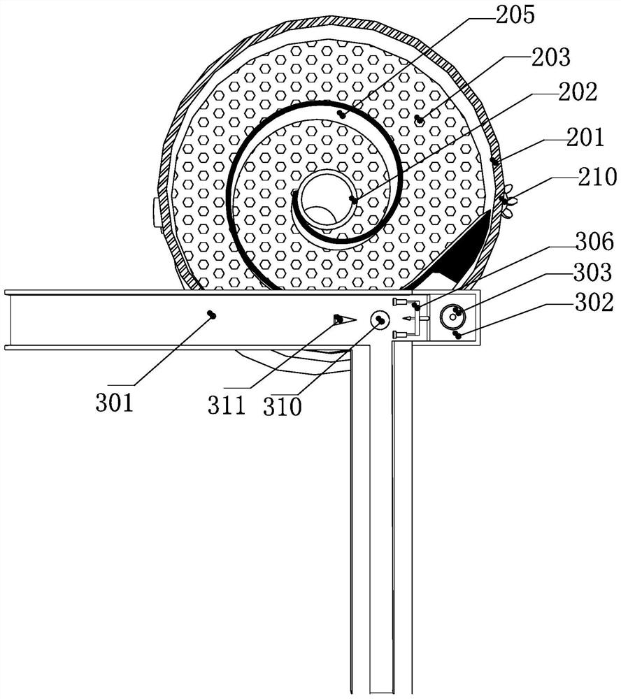 Egg white and yolk rotary type separation and collection equipment for cake teaching