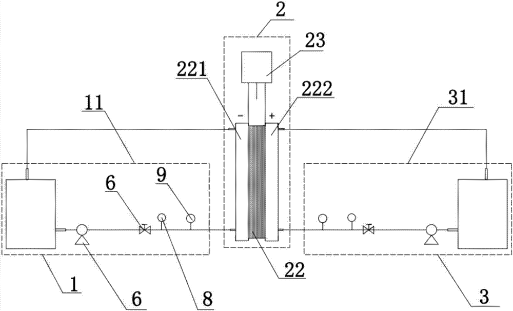 Zero-discharge recycling treatment device for wastewater with high salinity and high organic substance content