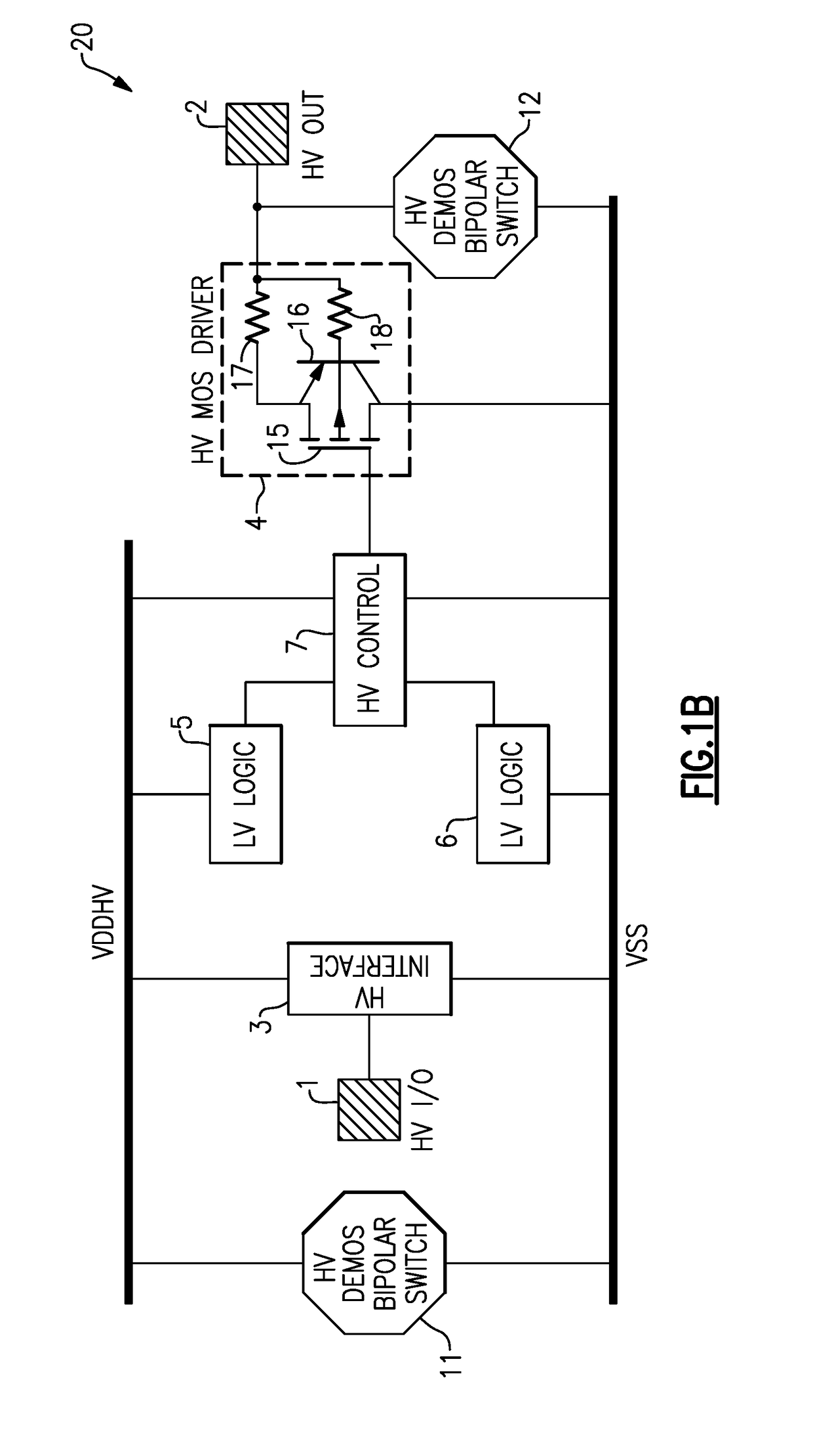 Drain-extended metal-oxide-semiconductor bipolar switch for electrical overstress protection