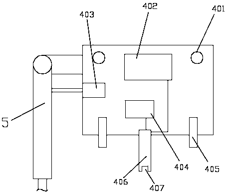 Automatic book returning type bookshelf for library and working method thereof