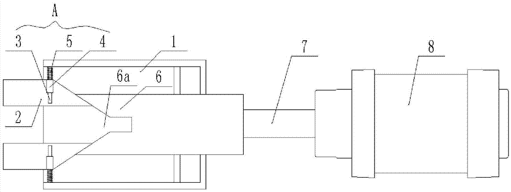 Clamping tool with cylinder