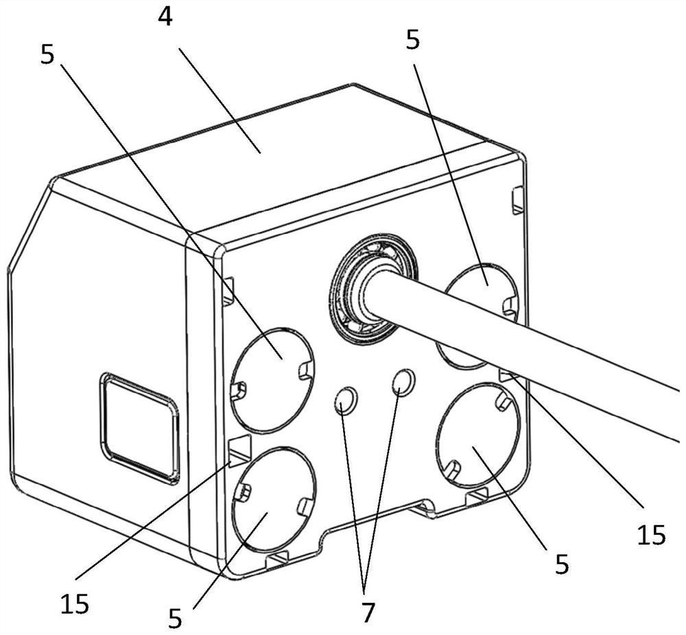 Rapid alignment mechanism for surgical instrument box and power box